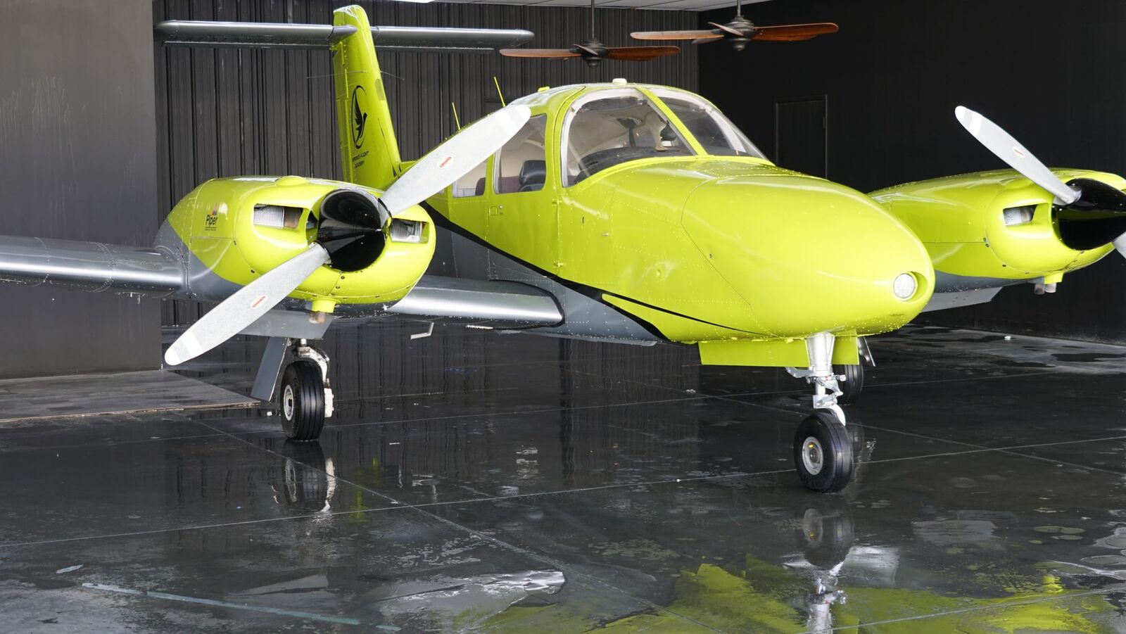Multi-engine flight training over Los Angeles in a twin-engine aircraft from Van Nuys Airport