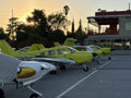 The fleet at sunset